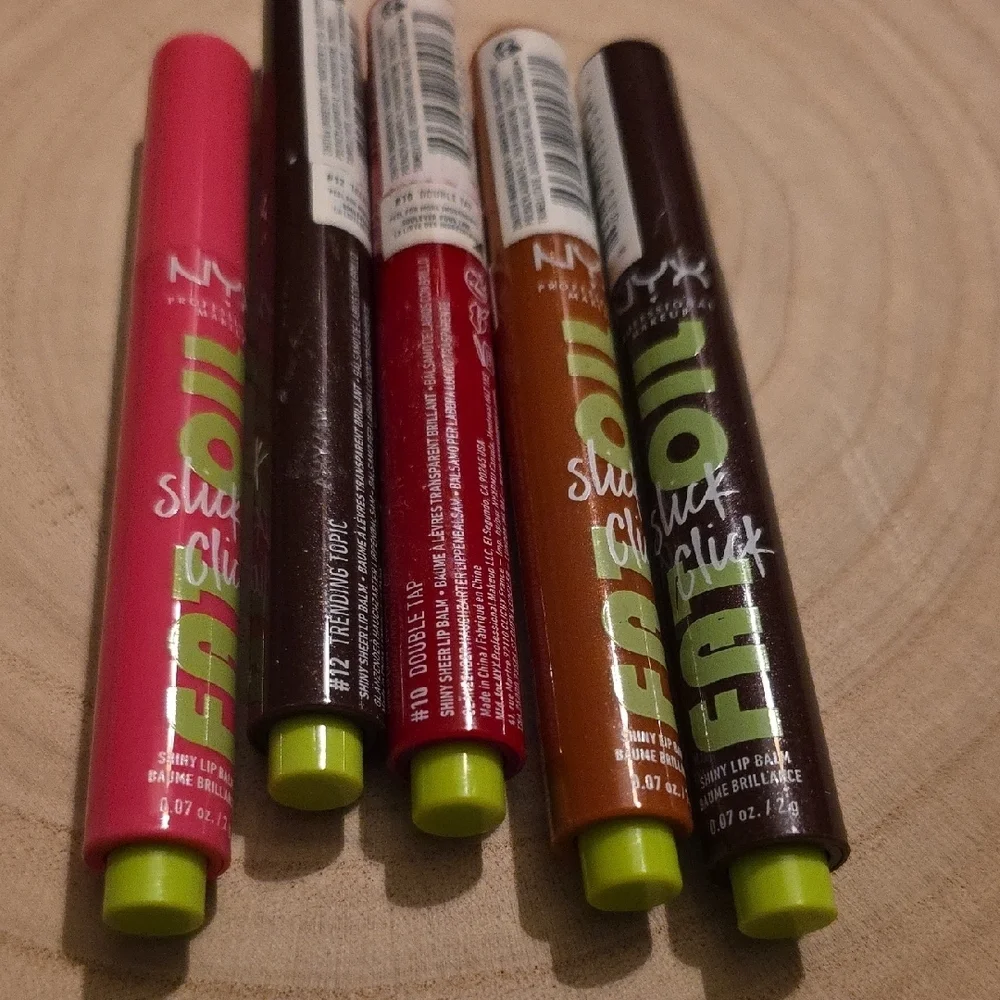 NYX Slick Click Fat Oil Professional Makeup, Shiney Lipbalm Collection, 5 - Picture 7 of 8